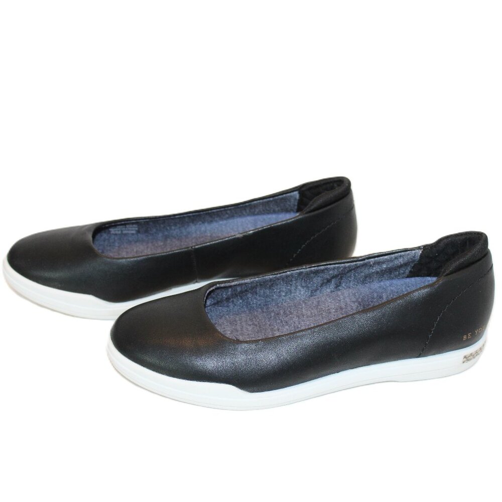 Dr.Scholl's Slip on Flats Rise n Shine Black Size 6